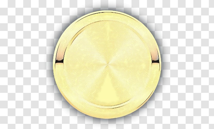 Yellow Circle - Brass - Metal Transparent PNG