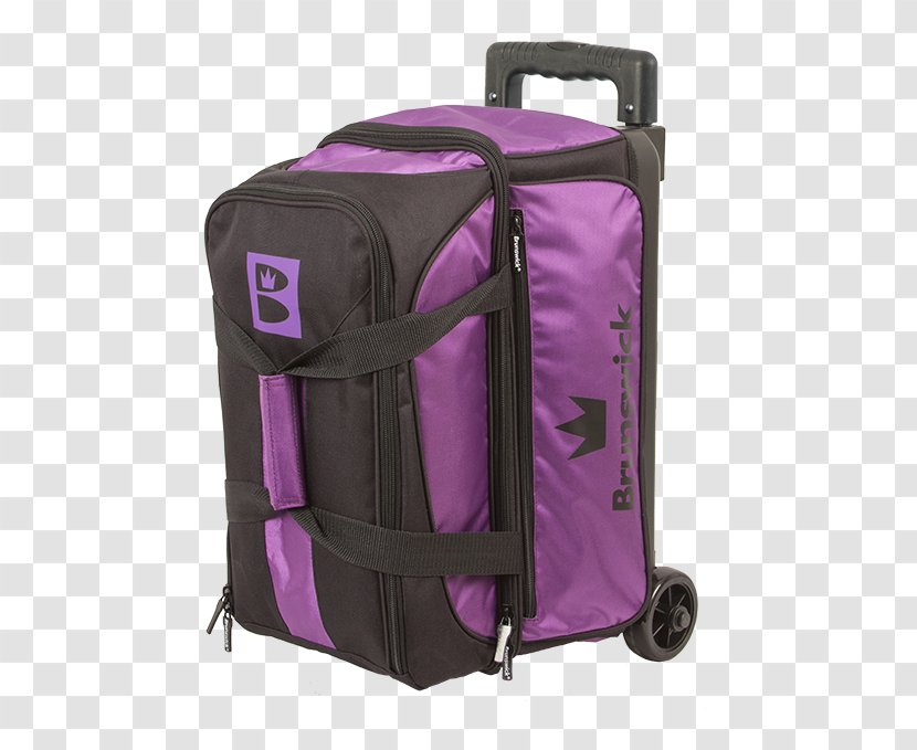 Ball Brunswick Blitz Double Roller Bowling Bag Purple - Violet - Shirts Concepts Transparent PNG