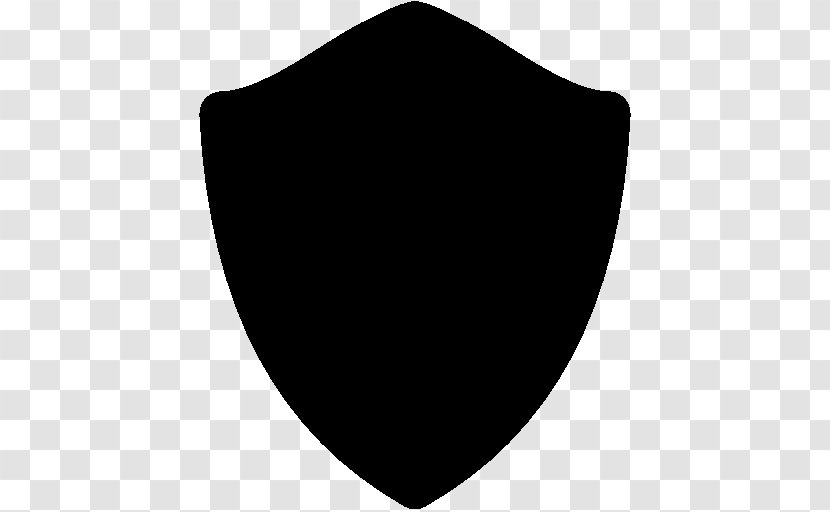Shield Clip Art - Black - Security Transparent PNG
