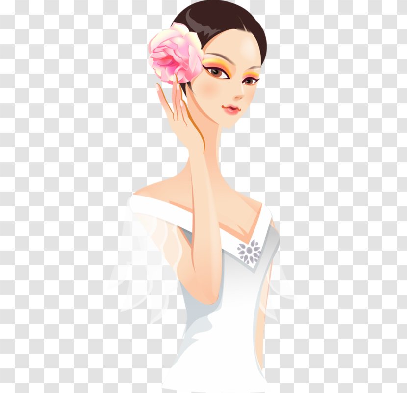 Bride Dress Cookware Kitchen Arabs - Cartoon - Flower Transparent PNG