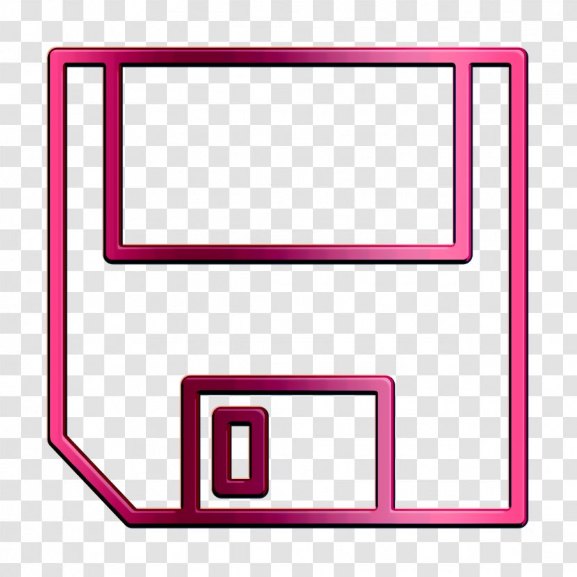 Computer Icon Disk Electronic - Rectangle - Magenta Transparent PNG
