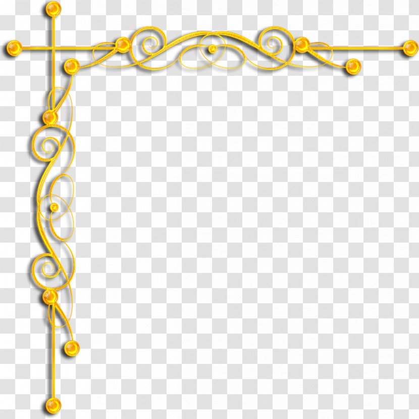 Gold Email Body Jewellery - Text - Border Transparent PNG