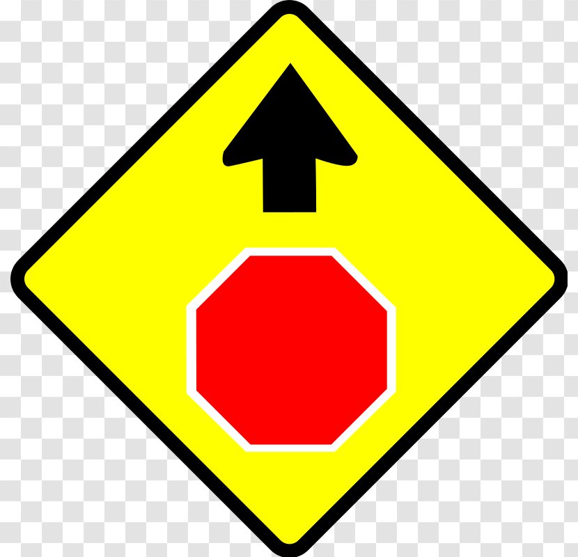 Stop Sign Manual On Uniform Traffic Control Devices Warning - Symbol - Outline Transparent PNG