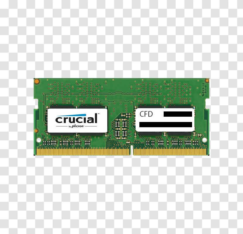 Laptop DDR4 SDRAM SO-DIMM - Crucial Ddr3 - Ddr4 Sdram Transparent PNG