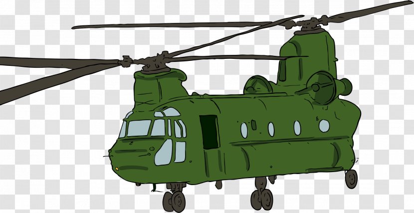 Boeing CH-47 Chinook Military Helicopter Clip Art Transparent PNG