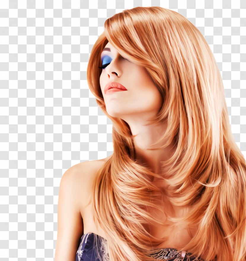 Hair Face Hairstyle Blond Coloring - Layered - Beauty Brown Transparent PNG