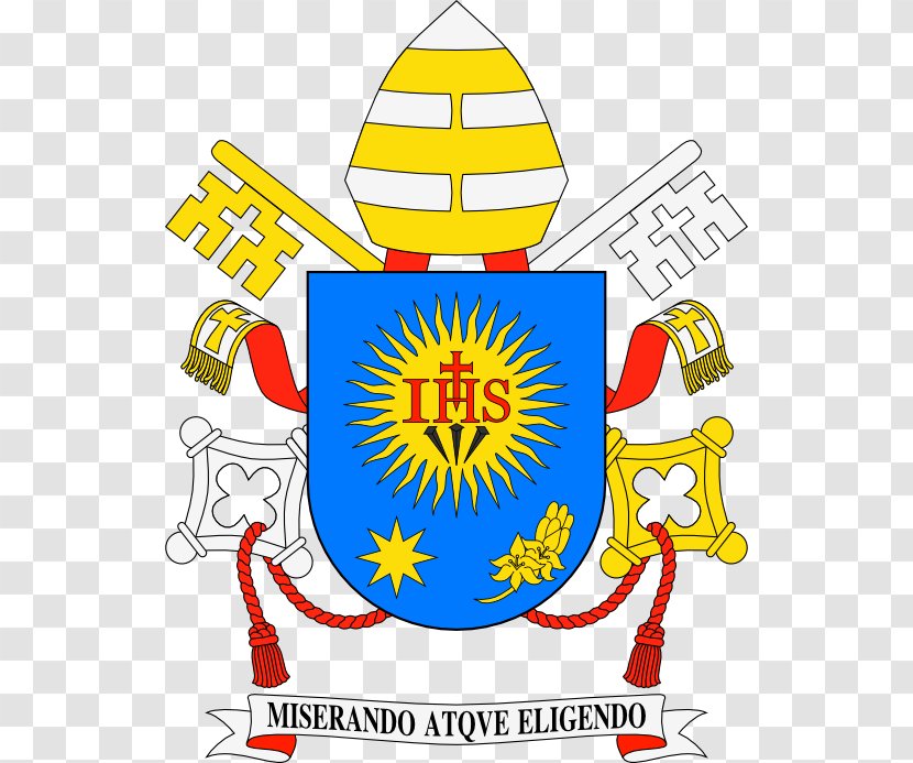 Evangelii Gaudium Amoris Laetitia Vatican City Laudato Si' Coat Of Arms Pope Francis - Crest - Flower Branch Transparent PNG