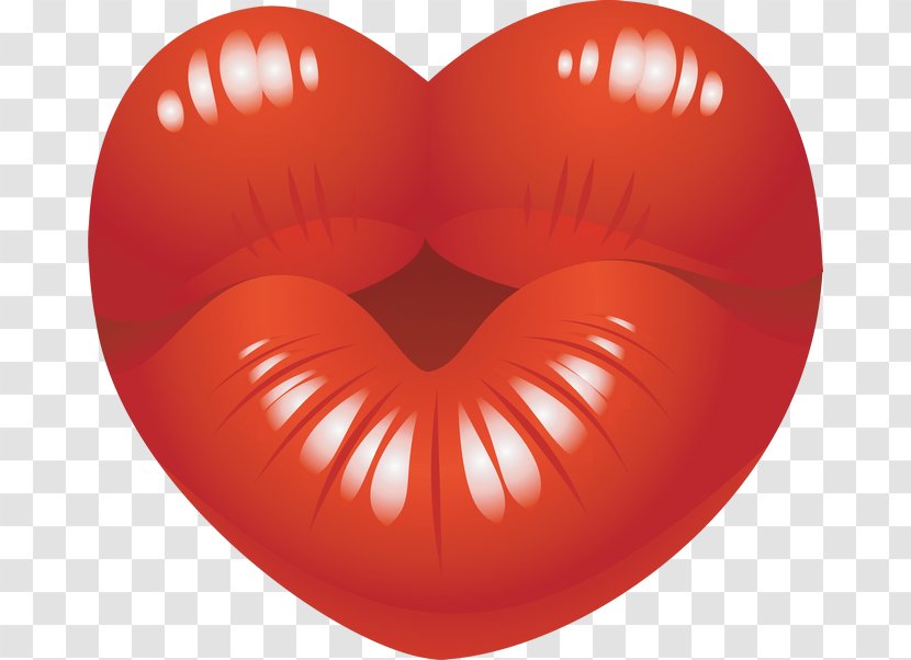 Lip Heart Drawing - Frame Transparent PNG