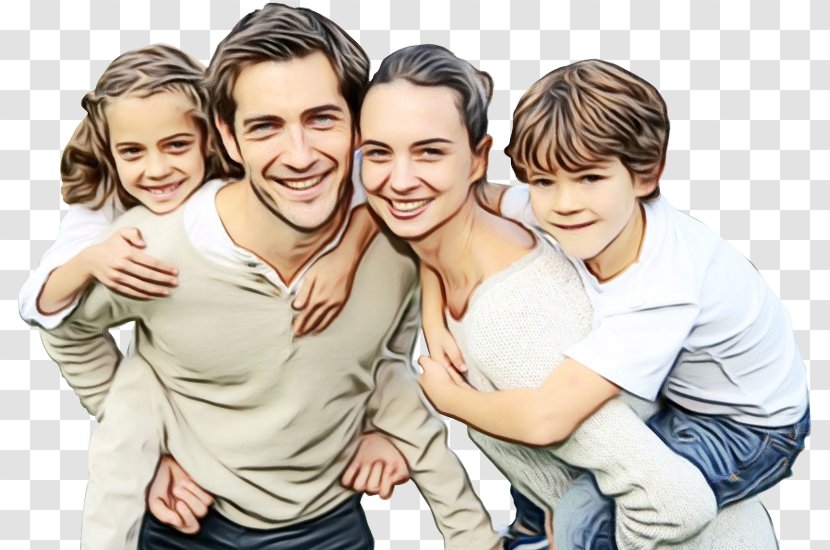 People Facial Expression Youth Friendship Fun - Happy Family Taking Photos Together Transparent PNG