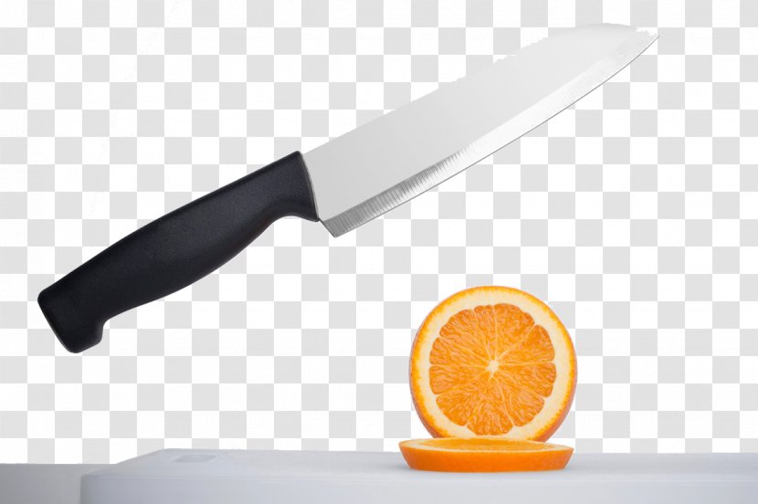 Knife Blood Orange Fruit Blade - Cooking Transparent PNG