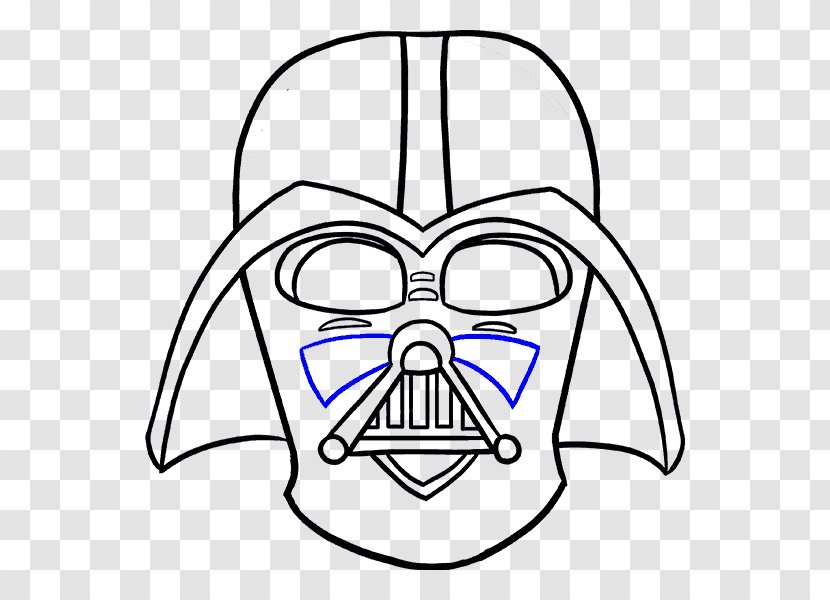 Anakin Skywalker Luke Stormtrooper Drawing - Face Transparent PNG