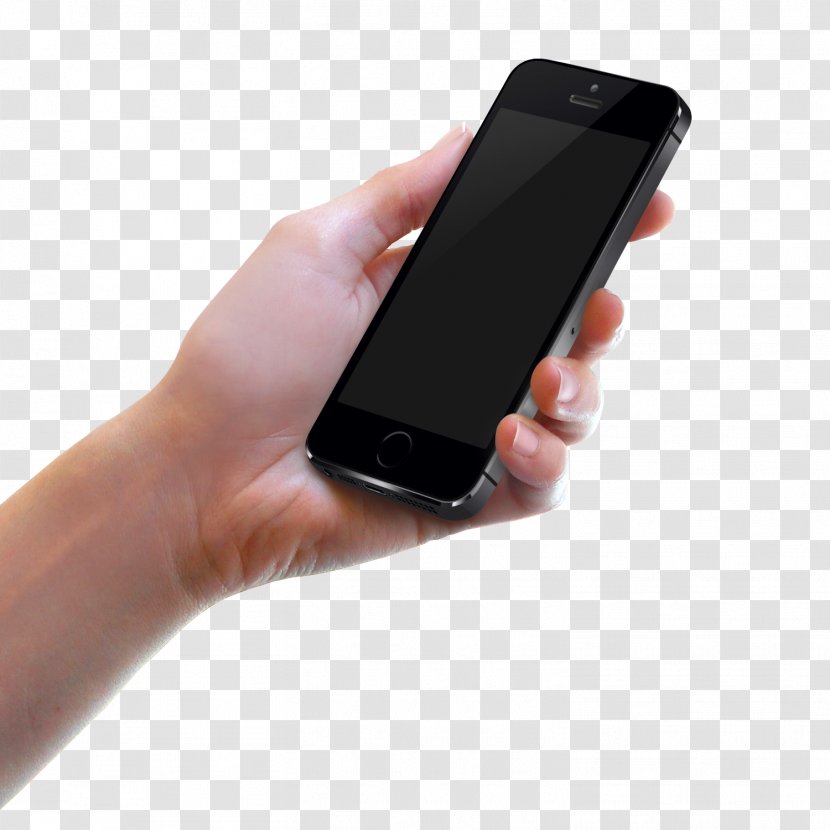 IPhone 5s Mobile Device App Touch ID Android - Electronic - Hold The Phone Transparent PNG