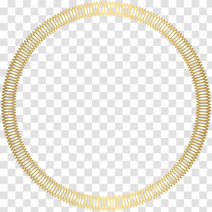 Circle Area Point Angle - Tobacco Pipe - Gold Round Deco Border Transparent Clip Art Image Transparent PNG