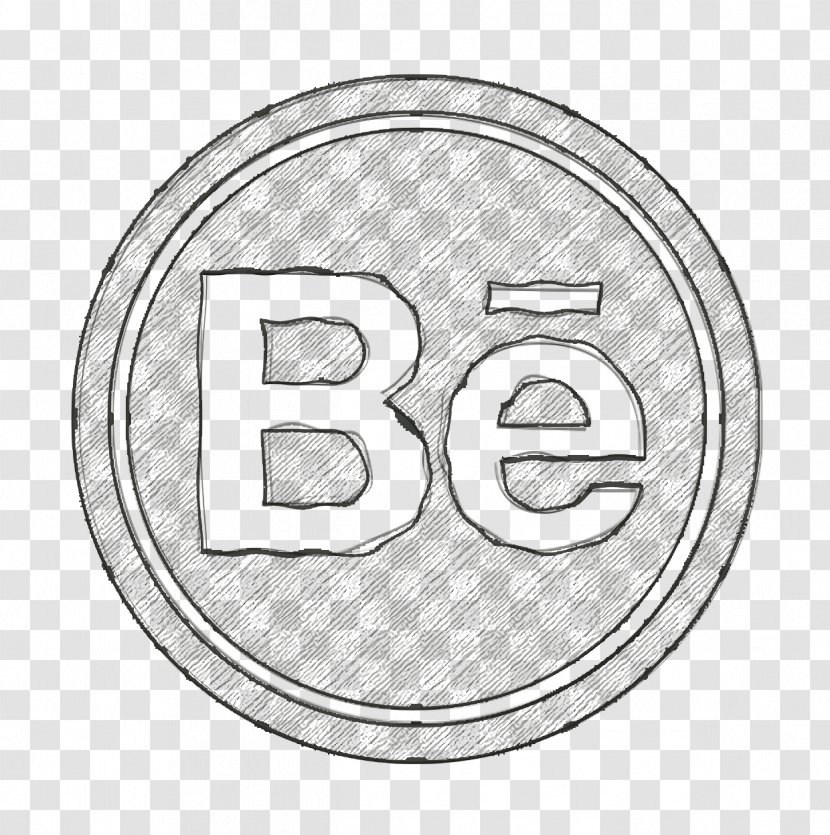 Behance Icon Portfolio Social Network - Metal - Silver Symbol Transparent PNG