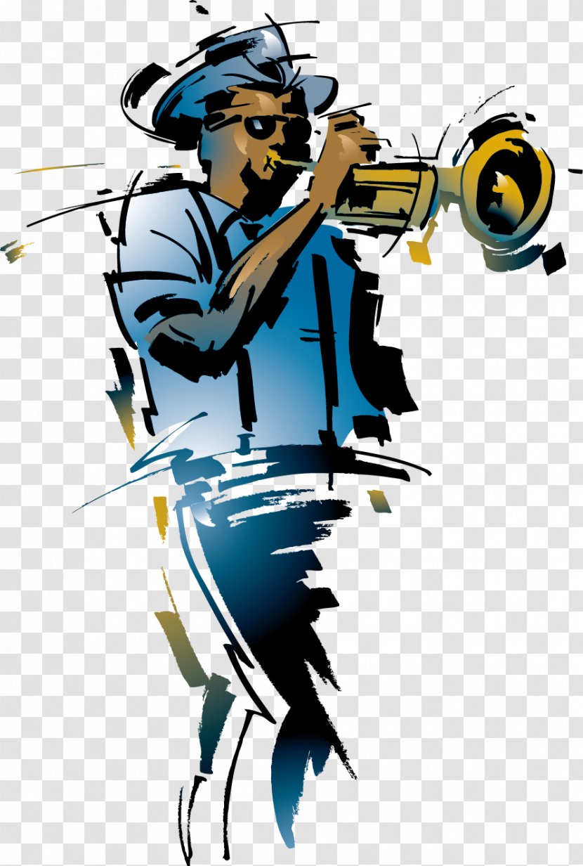 Trumpet Fundal - Tree - Man Transparent PNG