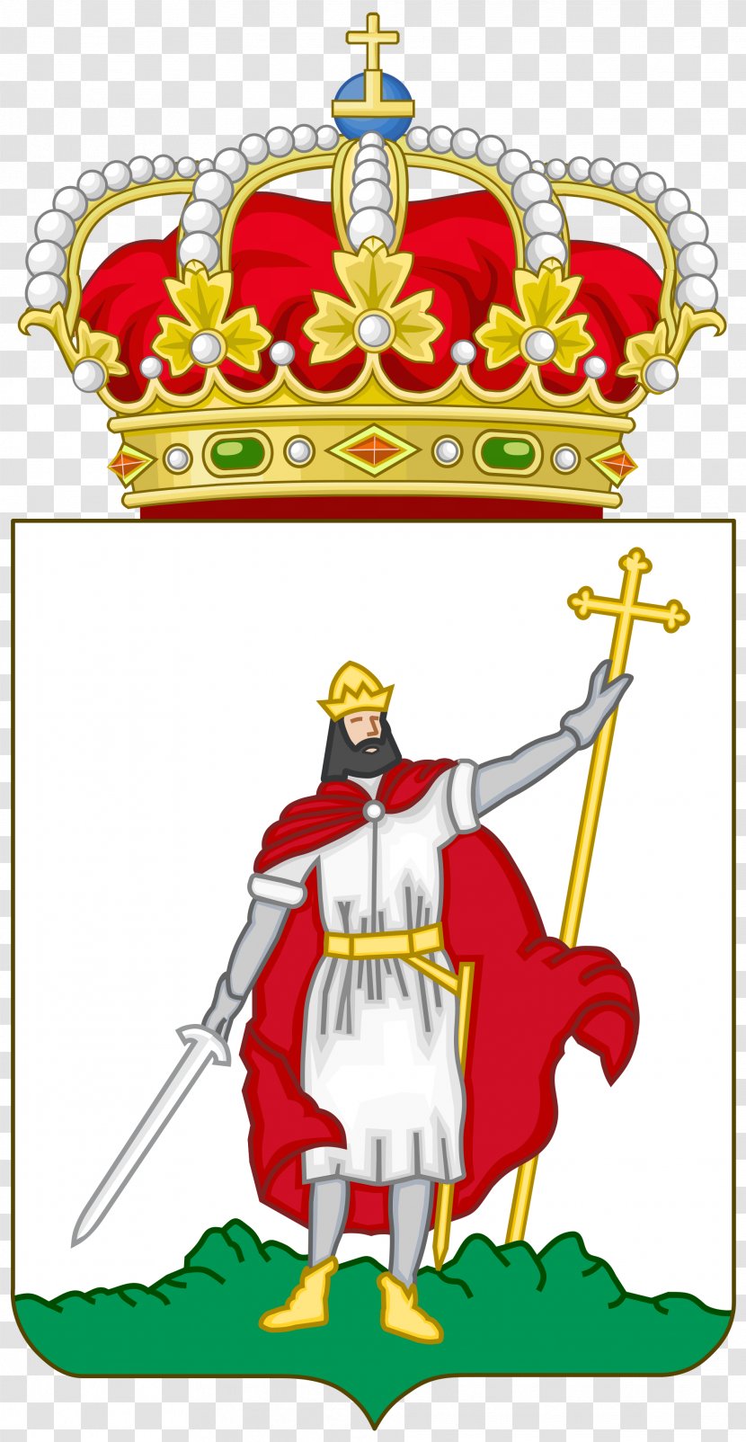 Royal Coat Of Arms The United Kingdom Spain Community Madrid Wikipedia - Asturias Transparent PNG