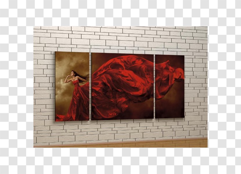 Mia Stanza Modern Art Red Color - Sorban Transparent PNG