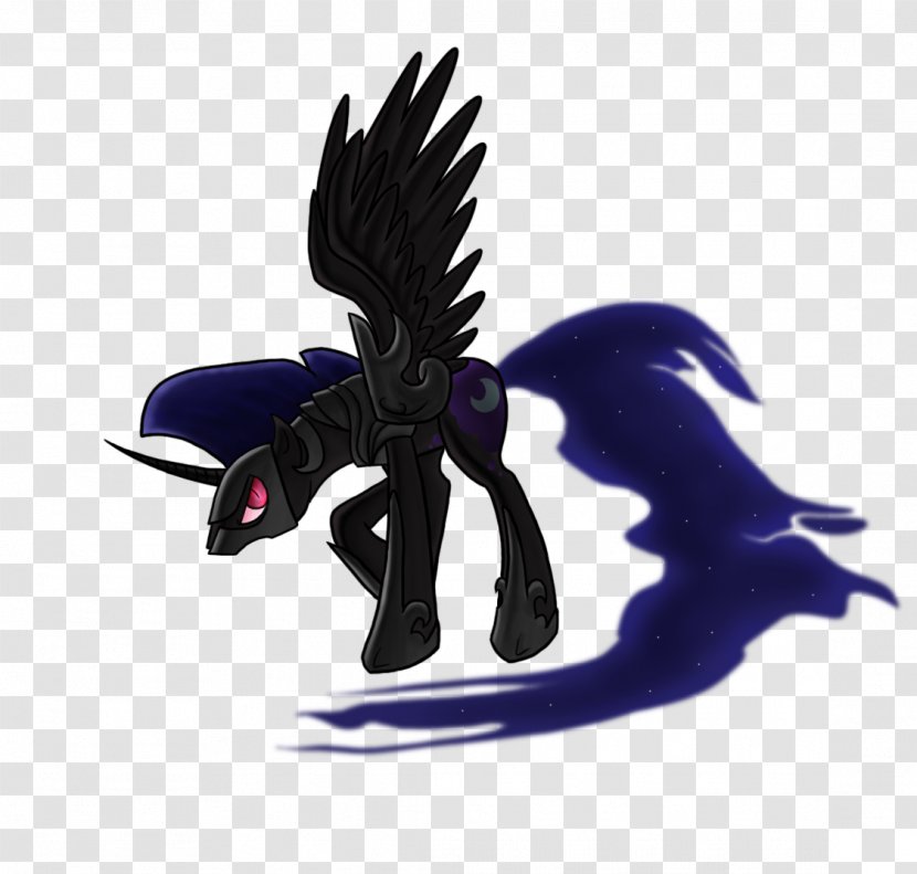 Princess Luna Knight DeviantArt Dark Horse Male - Wing Transparent PNG