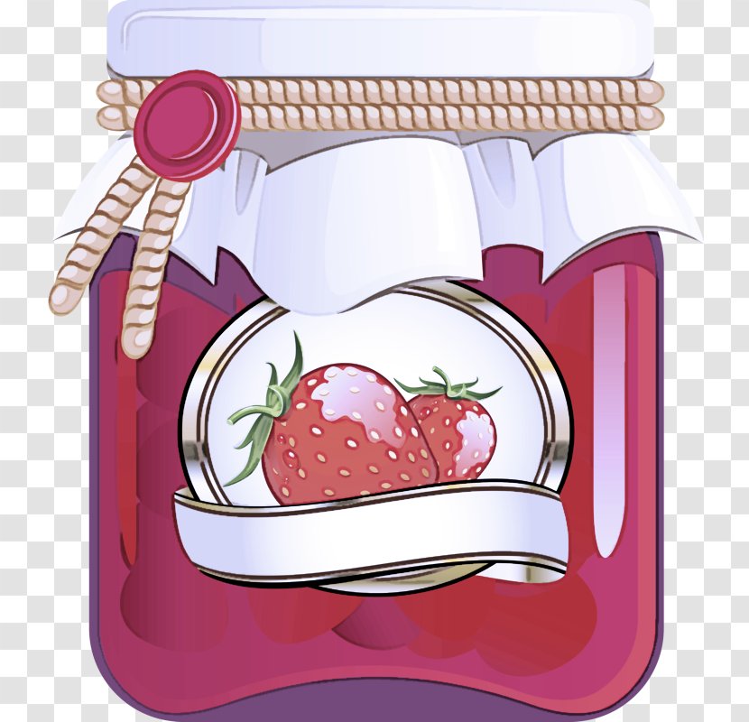 Strawberry - Pink - Jam Strawberries Transparent PNG