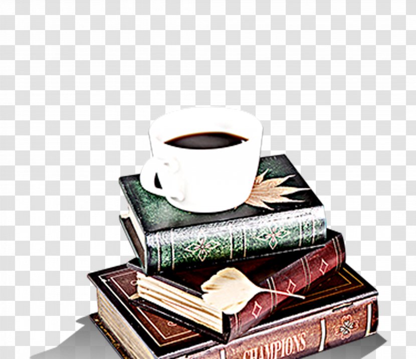 Coffee Tea Cafe - Books Transparent PNG