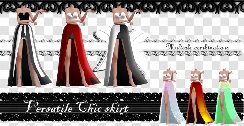 Dress Clothing MikuMikuDance Skirt Formal Wear - Cloak Transparent PNG