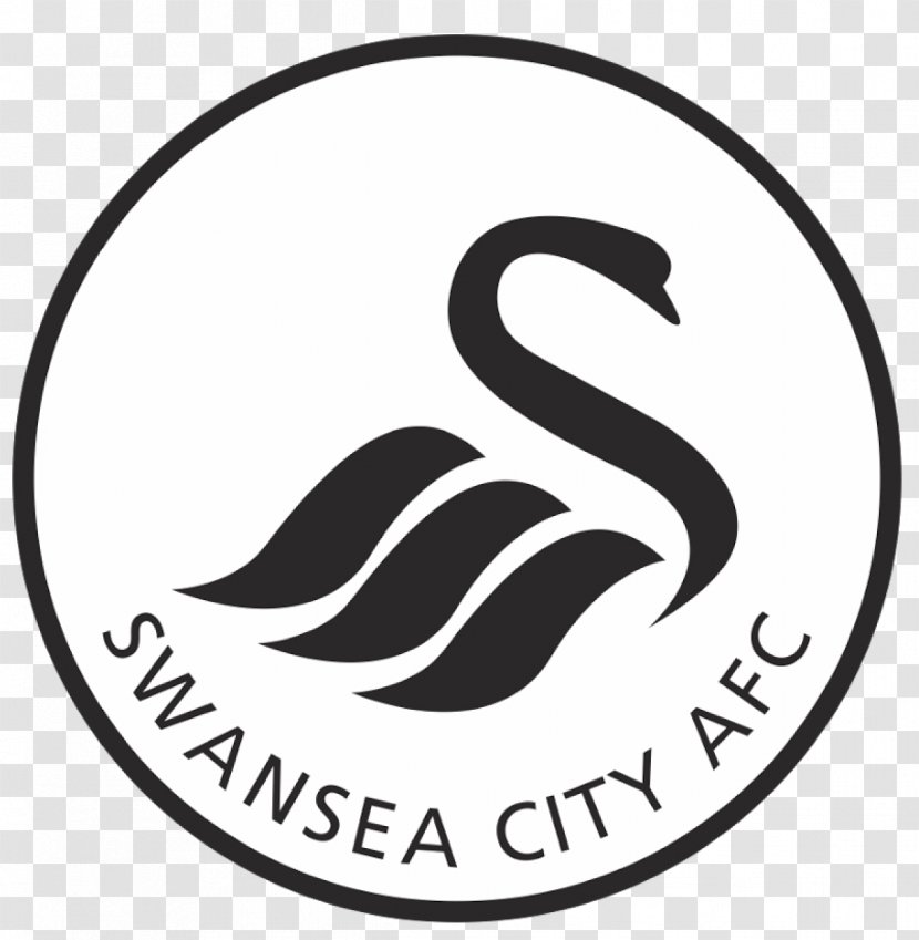 Swansea City A.F.C. Logo 2012–13 Premier League Football - Black And White Transparent PNG