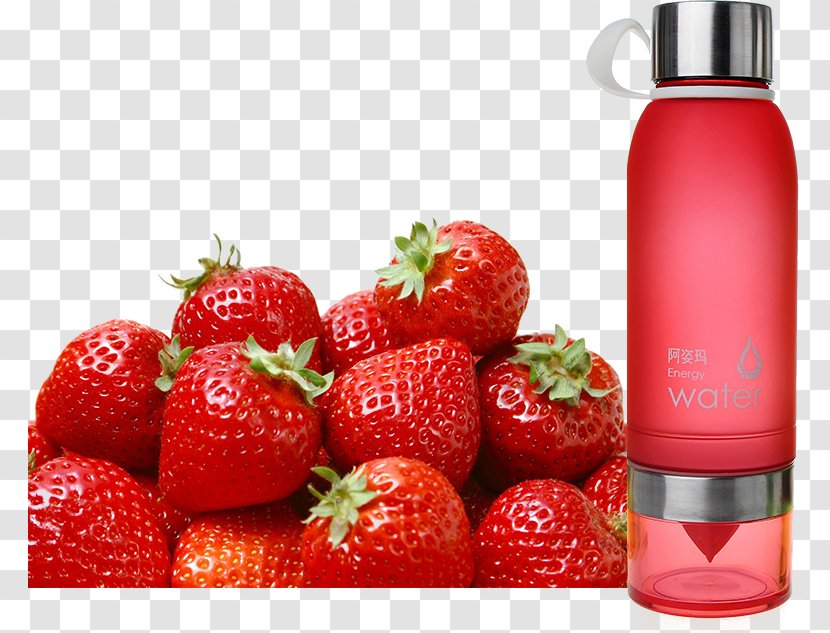 Wild Strawberry Fragaria Chiloensis Virginia Vegetarian Cuisine - Strawberries - Glass Element Transparent PNG