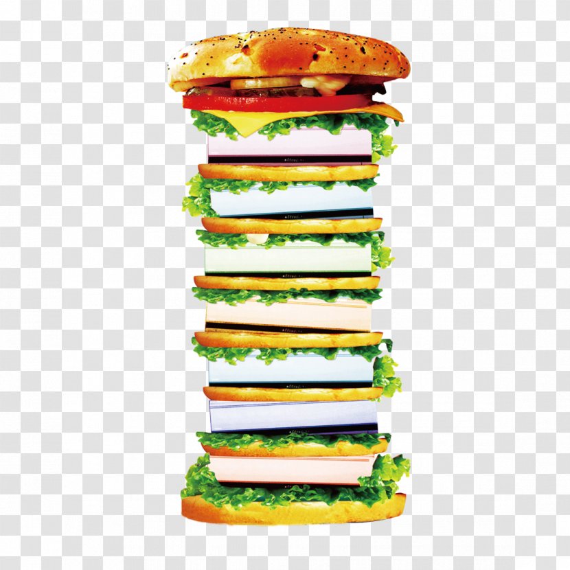 Hamburger Cheeseburger Veggie Burger Fast Food Chicken Sandwich - Super Transparent PNG