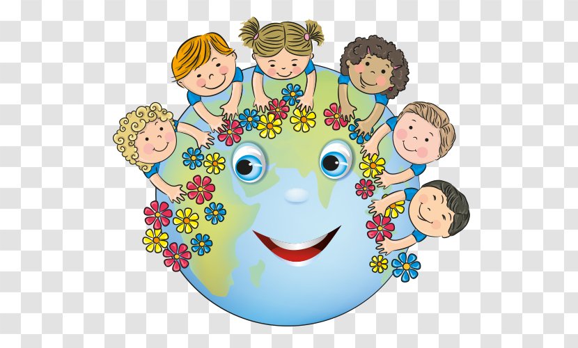 Earth Day Planet Child Clip Art - Male Transparent PNG