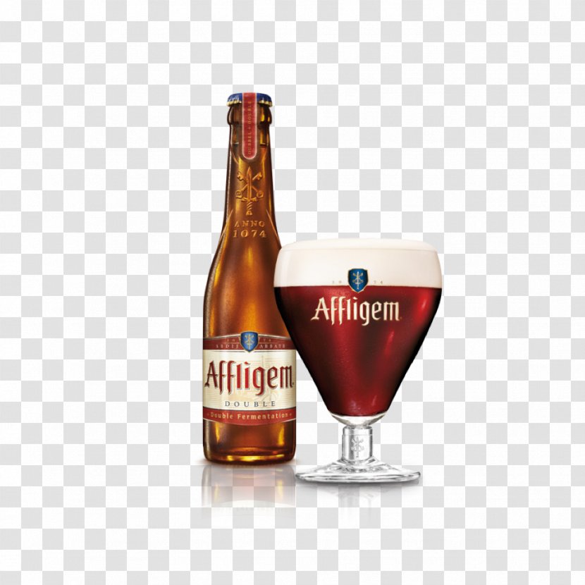 Beer Ale Affligem Cerveza Dubbel - Bottle Transparent PNG