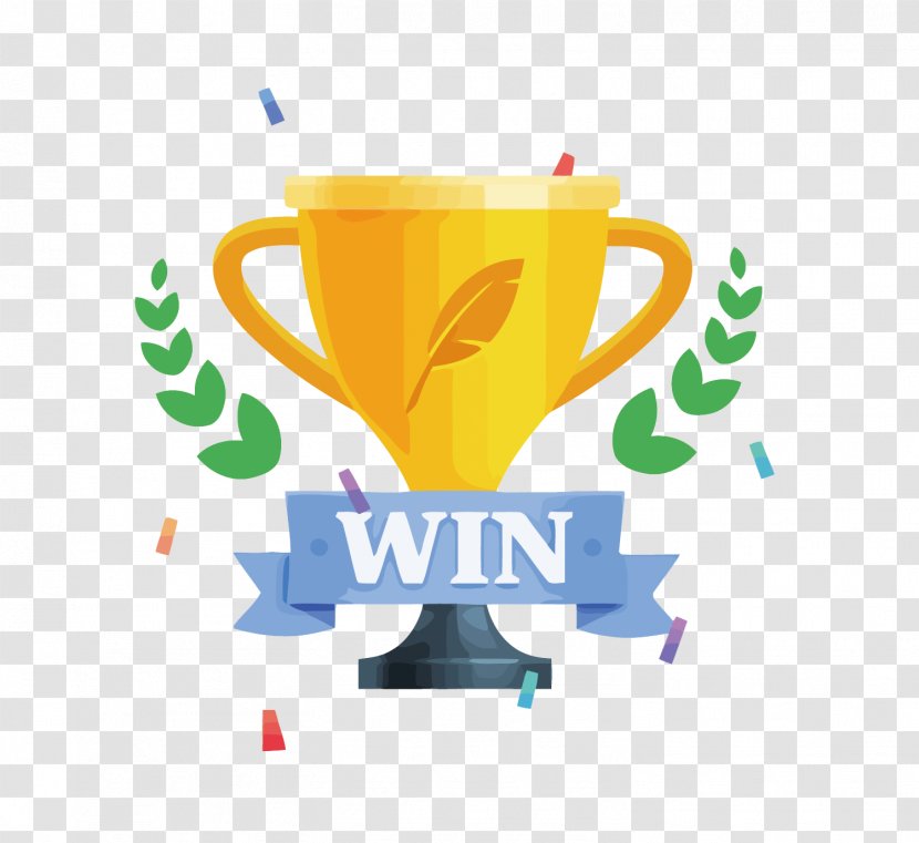 Trophy Euclidean Vector Illustration Transparent PNG