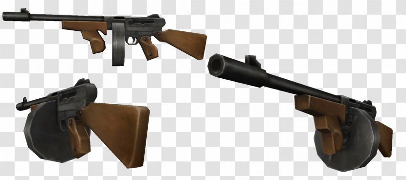 Firearm Weapon Submachine Gun Pistol - Silhouette - Machine Transparent PNG