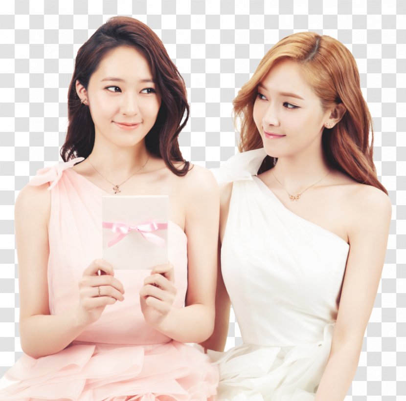 Krystal Jung Jessica & South Korea Girls' Generation - Watercolor - Girls Transparent PNG