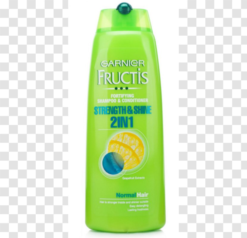 Garnier Fructis Grow Strong Shampoo Hair Conditioner Care - Head Shoulders - Shiny Transparent PNG