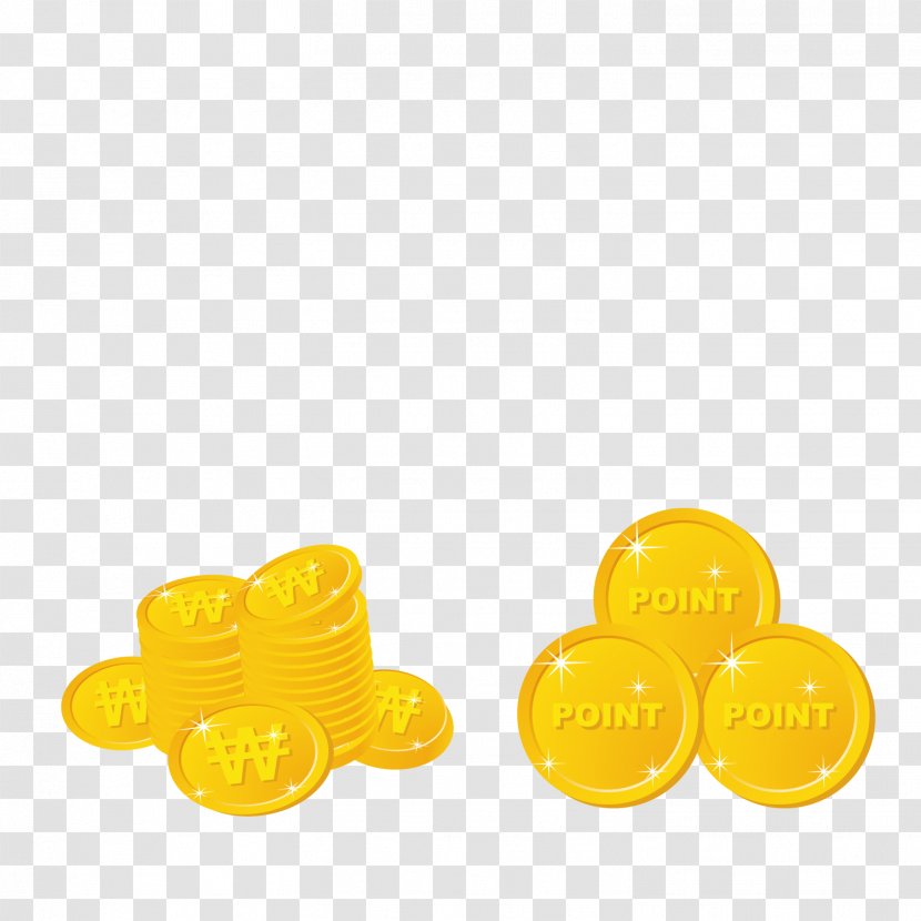 Gold Coin - A Pile Of Coins Transparent PNG