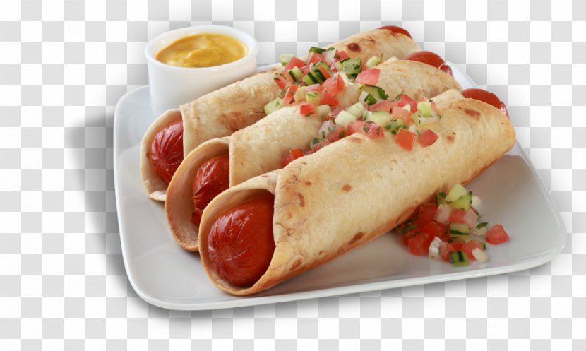 Sausage Roll Hot Dog Wrap Fast Food - Dish - Sandwiches Transparent PNG