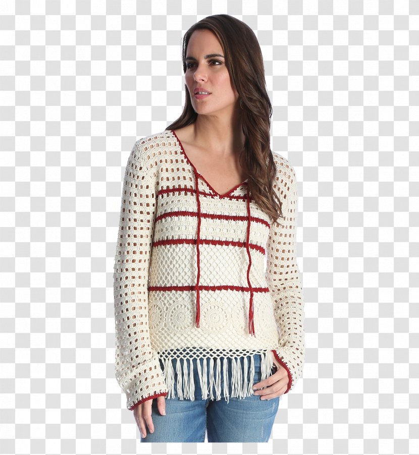 Sweater Clothing Blouse Sleeve Cardigan - History Of Western Fashion - Fringe Transparent PNG