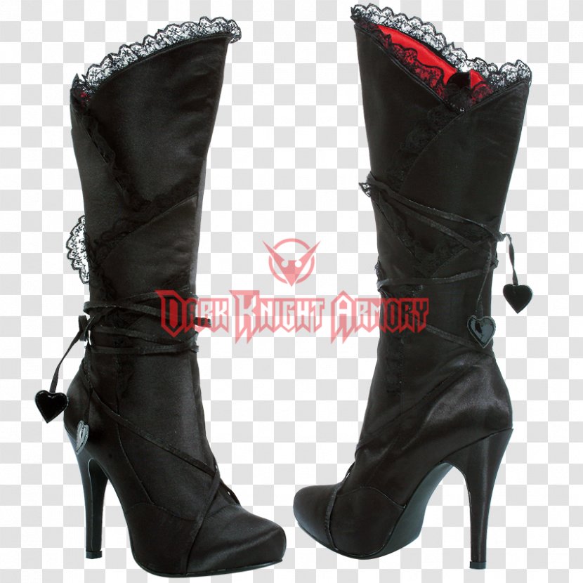 Knee-high Boot High-heeled Shoe Thigh-high Boots Platform - High Heeled Footwear - Western Style Transparent PNG