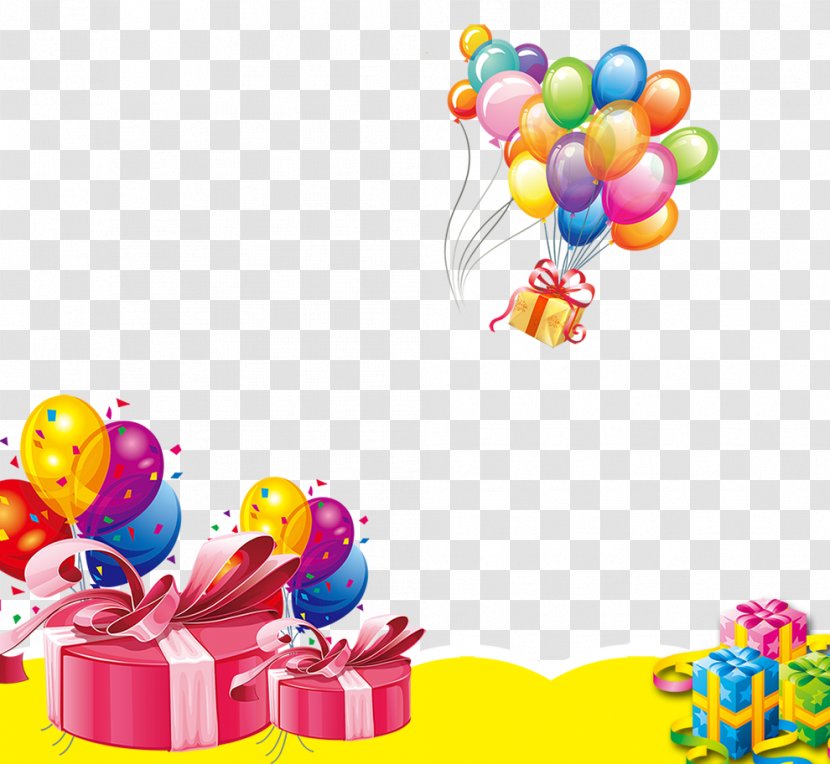 Balloon Gift Designer - Gratis - Colored Balloons Creative Transparent PNG