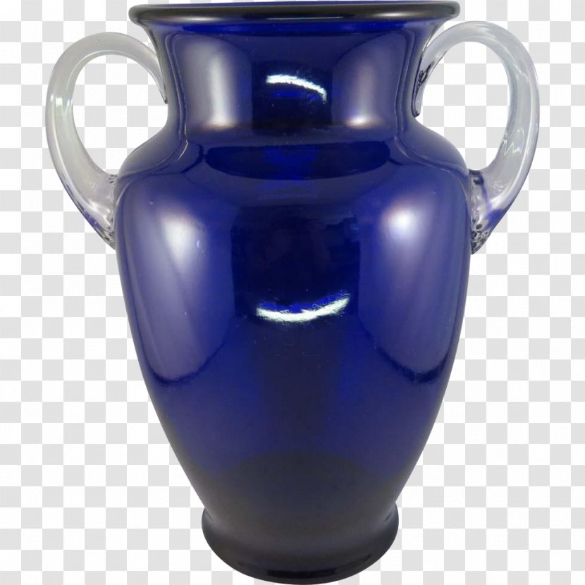 Jug Vase Pottery Ceramic Cobalt Blue Transparent PNG