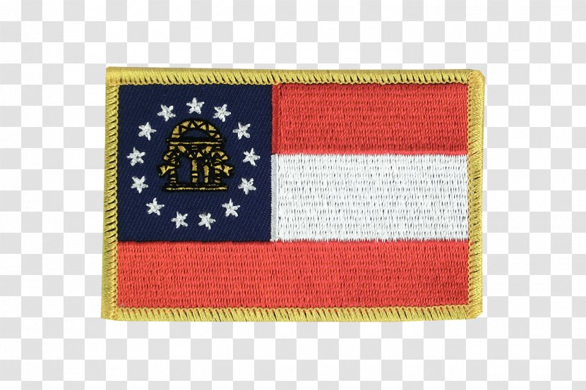 Flag Patch Georgia Embroidered Rectangle - Place Mats Transparent PNG