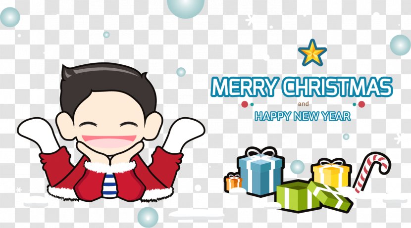 Christmas Illustration - Technology - Creative Cute Little Boy Transparent PNG