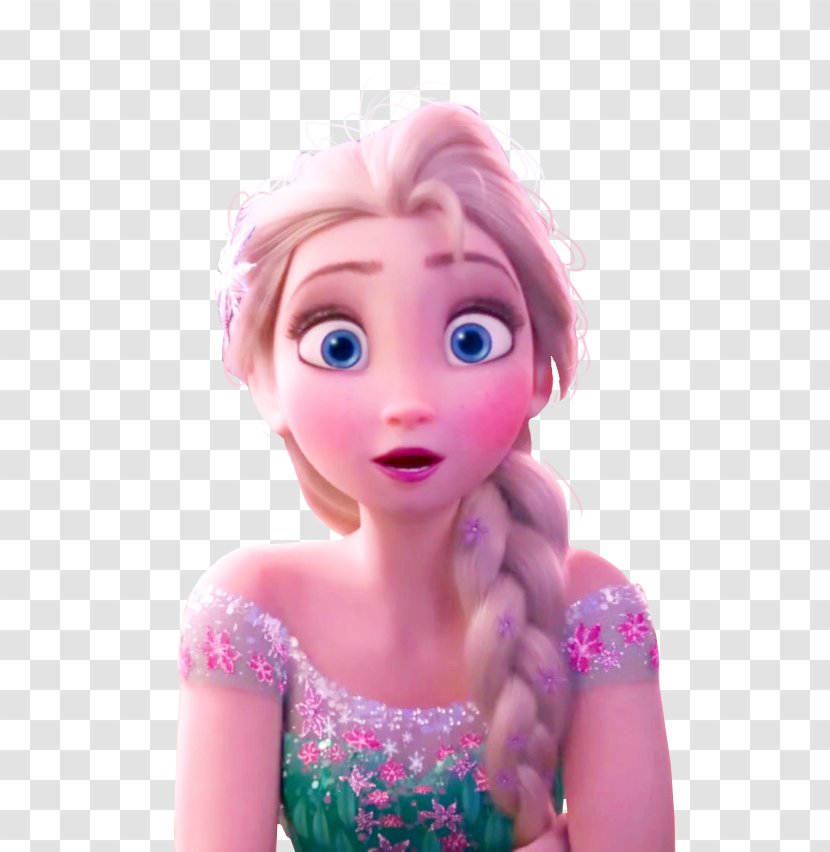 Anna Elsa Frozen Fever Olaf Kristoff - Brown Hair Transparent PNG