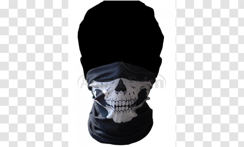 Balaclava Face Mask Neck Gaiter Skull Transparent PNG