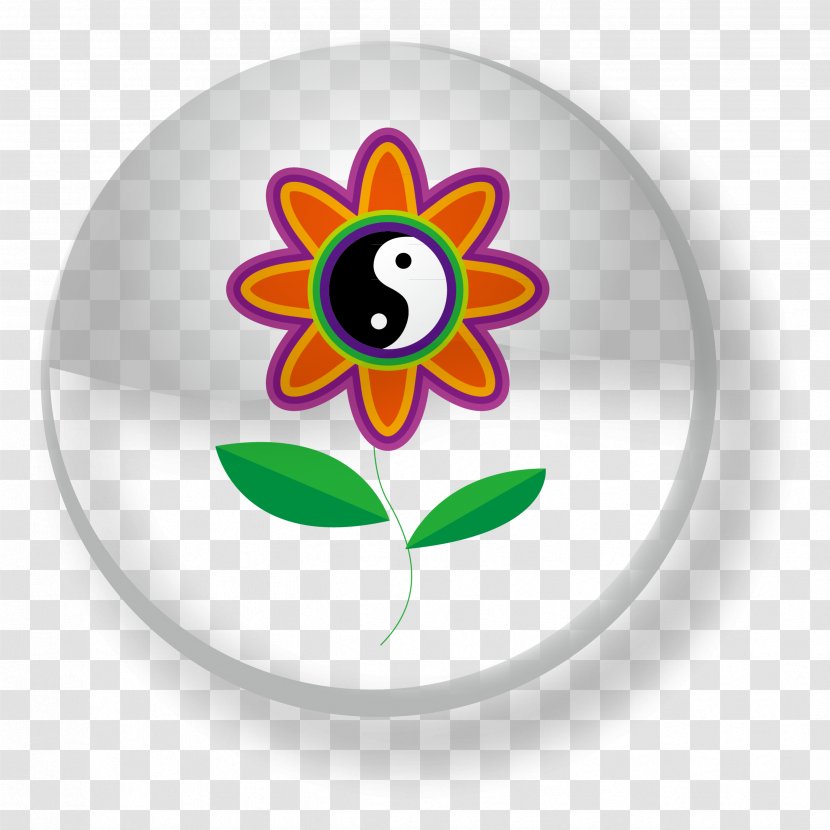 Drawing Cartoon Flower Clip Art - Flowering Plant - Button Vector Element Transparent PNG