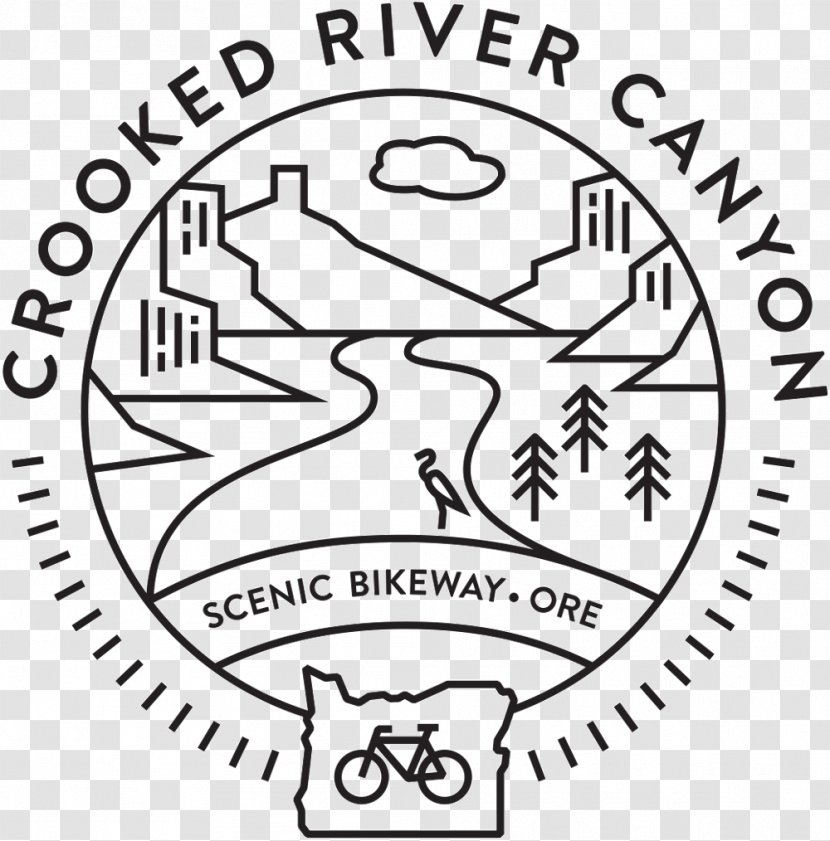 Crooked River Gorge Prineville Clackamas - Cycling - Drawing Transparent PNG