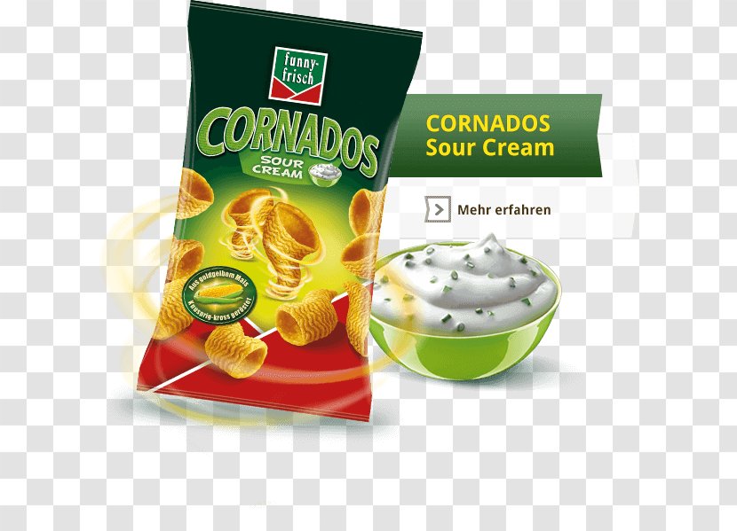 Vegetarian Cuisine Junk Food Potato Chip Condiment Sour Cream - Flavor Transparent PNG
