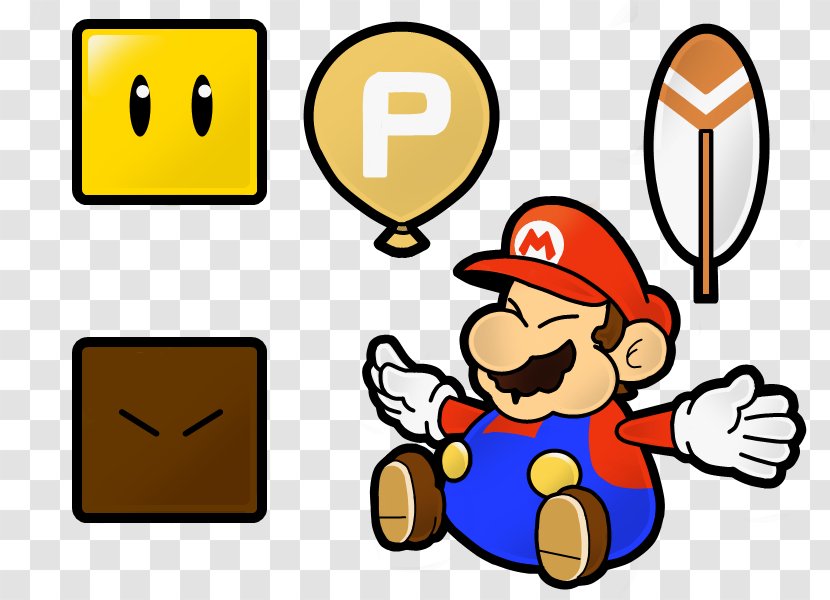 Super Mario World Paper Mario: Sticker Star - Roleplaying Games - Cartoon Feather Transparent PNG