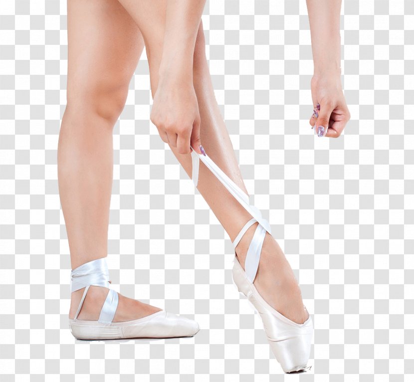 Ballet Dancer Shoe Flat - Heart - Tie His Beauty Transparent PNG