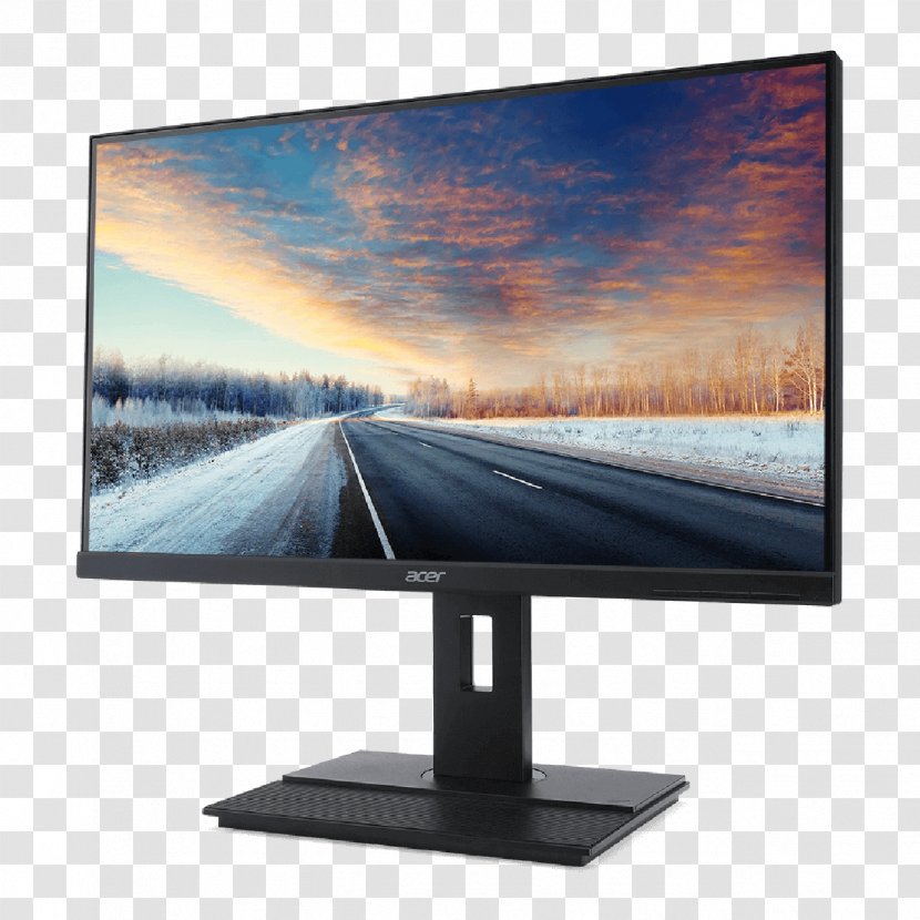 Acer B6 Computer Monitors 4K Resolution IPS Panel Ultra-high-definition Television - Product Display Transparent PNG